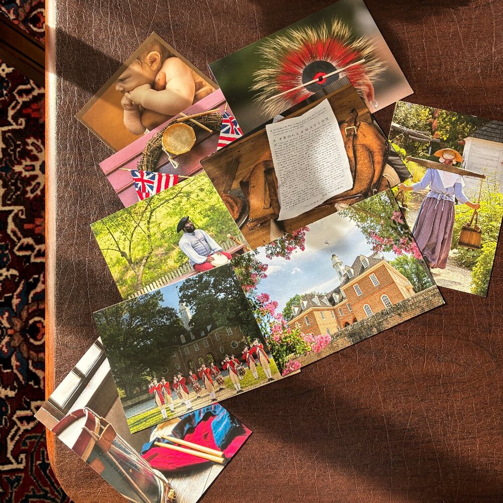 Colonial Williamsburg Blank Cards Set – Historical Stationery – 9 Cards - Picture 3 of 5